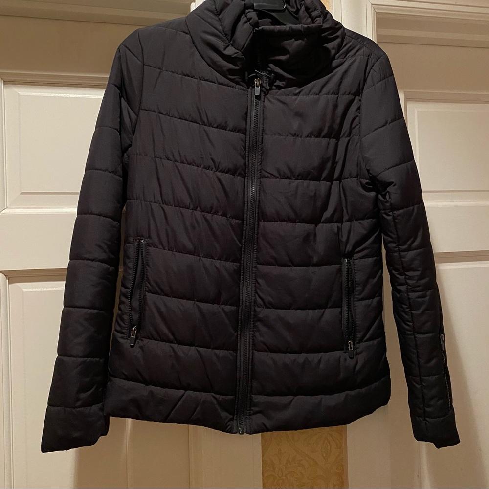 Fabletics Black Puffer Jacket